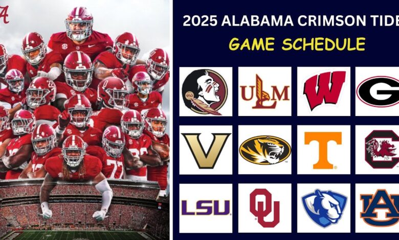 Alabama Football Schedule