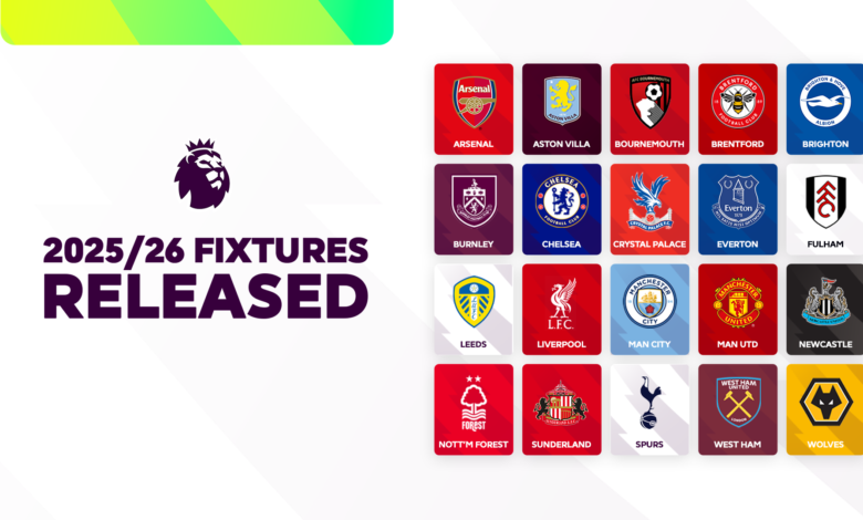 premier league schedule