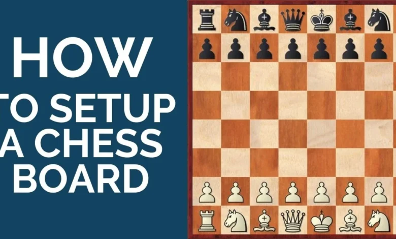 chess board setup